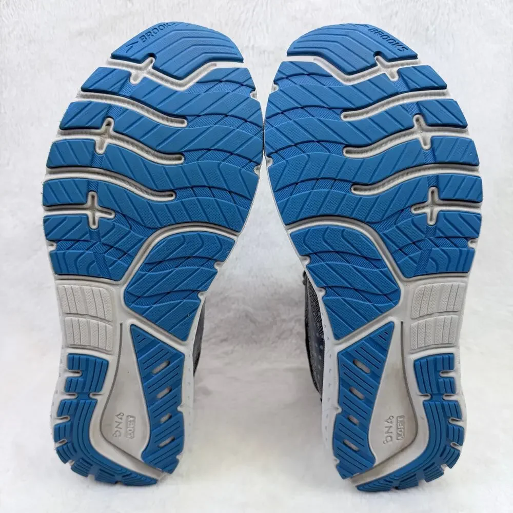 Brooks Glycerin 18 Mens Running Shoes Black Ebony Blue Size 11.5 Wide 2E